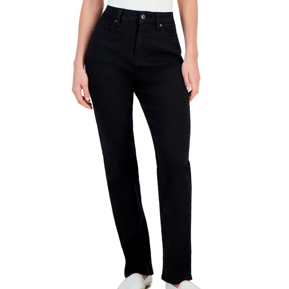 Style & Co. Women's Classic Black Straight Leg Jeans